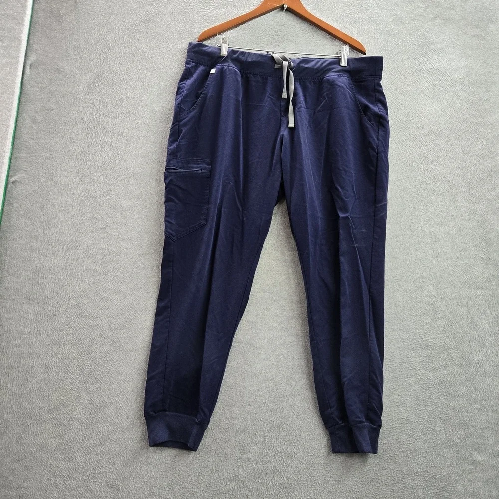 FIGS Women Scrub Pants XXL Navy Blue Zamora Jogger 25